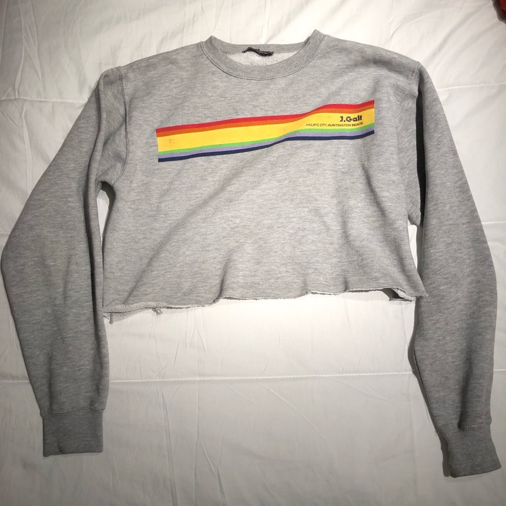 Brandy Melville cropped sweatshirt
